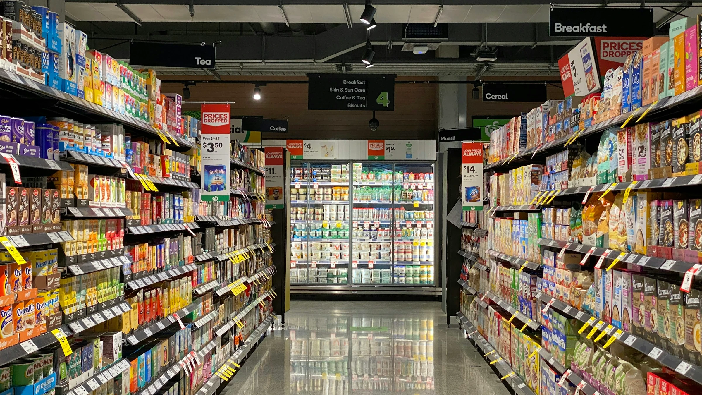 Illustration fictive d’une épicerie de quartier